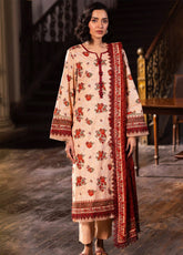 Prints by Asim Jofa Printed Lawn Suits Unstitched 3 Piece - AJ25PL6 AJUBJ-54