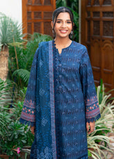 Prints by Asim Jofa Printed Lawn Suits Unstitched 3 Piece - AJ25PL6 AJUUB-37