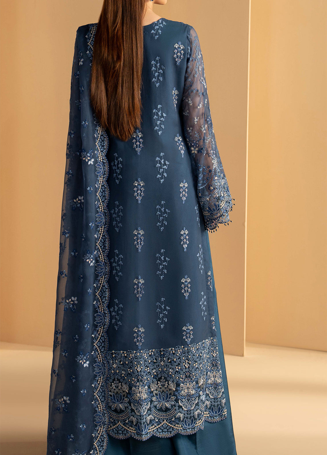 Purkashish By Lavish Premium Luxury Embroidered Chiffon 3 Piece Unstitched Suit LP26PC D-PK-03 MIDNIGHT SAPPHIRE Purkashish By Lavish Premium Luxury Embroidered Chiffon 3 Piece Unstitched Suit LP26PC D-PK-03 MIDNIGHT SAPPHIRE