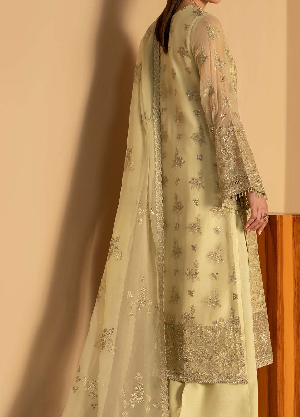 Purkashish By Lavish Premium Luxury Embroidered Chiffon 3 Piece Unstitched Suit LP26PC D-PK-10 PISTACHIO GLOW Purkashish By Lavish Premium Luxury Embroidered Chiffon 3 Piece Unstitched Suit LP26PC D-PK-10 PISTACHIO GLOW