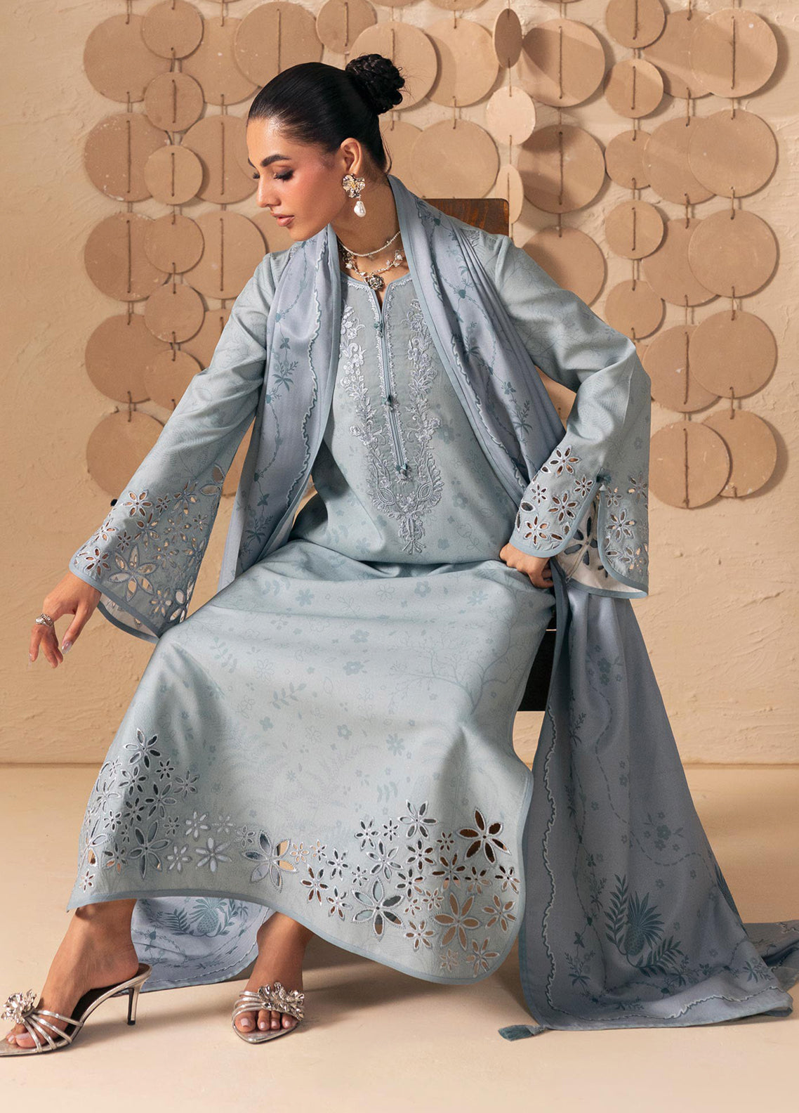QPrints By Qalamkar Embroidered Slub Linen 3 Piece Unstitched Suit QLM26QW D-4A ORIANA QPrints By Qalamkar Embroidered Slub Linen 3 Piece Unstitched Suit QLM26QW D-4A ORIANA