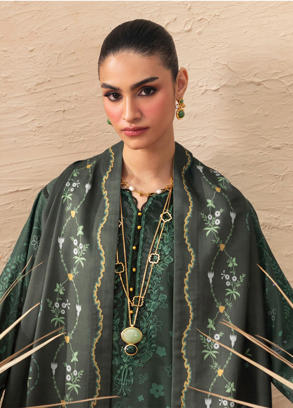 QPrints By Qalamkar Embroidered Slub Linen 3 Piece Unstitched Suit QLM26QW D-4B ELARIS QPrints By Qalamkar Embroidered Slub Linen 3 Piece Unstitched Suit QLM26QW D-4B ELARIS
