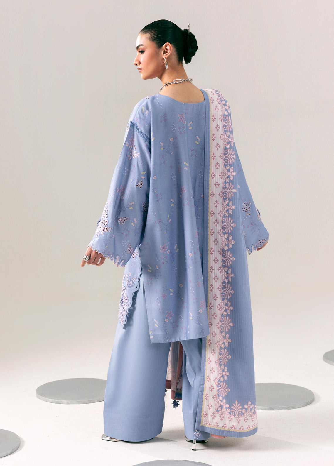 QPrints By Qalamkar Embroidered Slub Linen 3 Piece Unstitched Suit QLM26QW D-6A BEENA QPrints By Qalamkar Embroidered Slub Linen 3 Piece Unstitched Suit QLM26QW D-6A BEENA