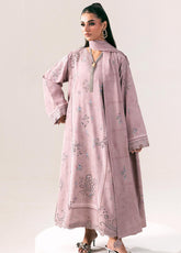 QPrints By Qalamkar Embroidered Slub Linen 3 Piece Unstitched Suit QLM26QW D-8B WANIYA