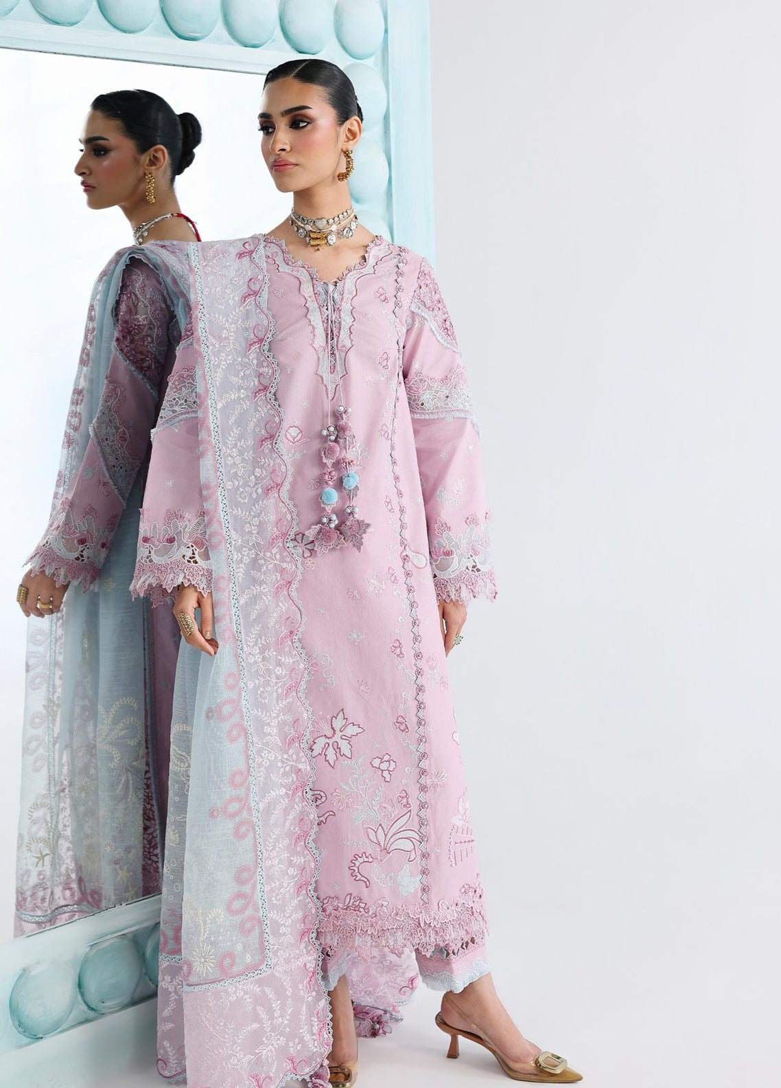 Qalamkar Festive Embroidered Lawn 3 Piece Unstitched Suit QLM26FL D-QFL-02 ISANE Qalamkar Festive Embroidered Lawn 3 Piece Unstitched Suit QLM26FL D-QFL-02 ISANE