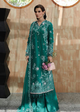 Qalamkar Luxury Chikankari Lawn 3 Piece Unstitched Suit QLM26CEE D-07 ROGUE