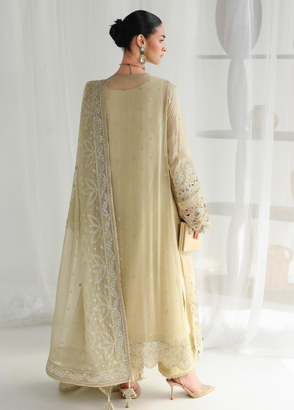 Qalamkar Luxury Embroidered Chiffon 3 Piece Unstitched Suit QLM26C D-QCC-01 DEENA Qalamkar Luxury Embroidered Chiffon 3 Piece Unstitched Suit QLM26C D-QCC-01 DEENA