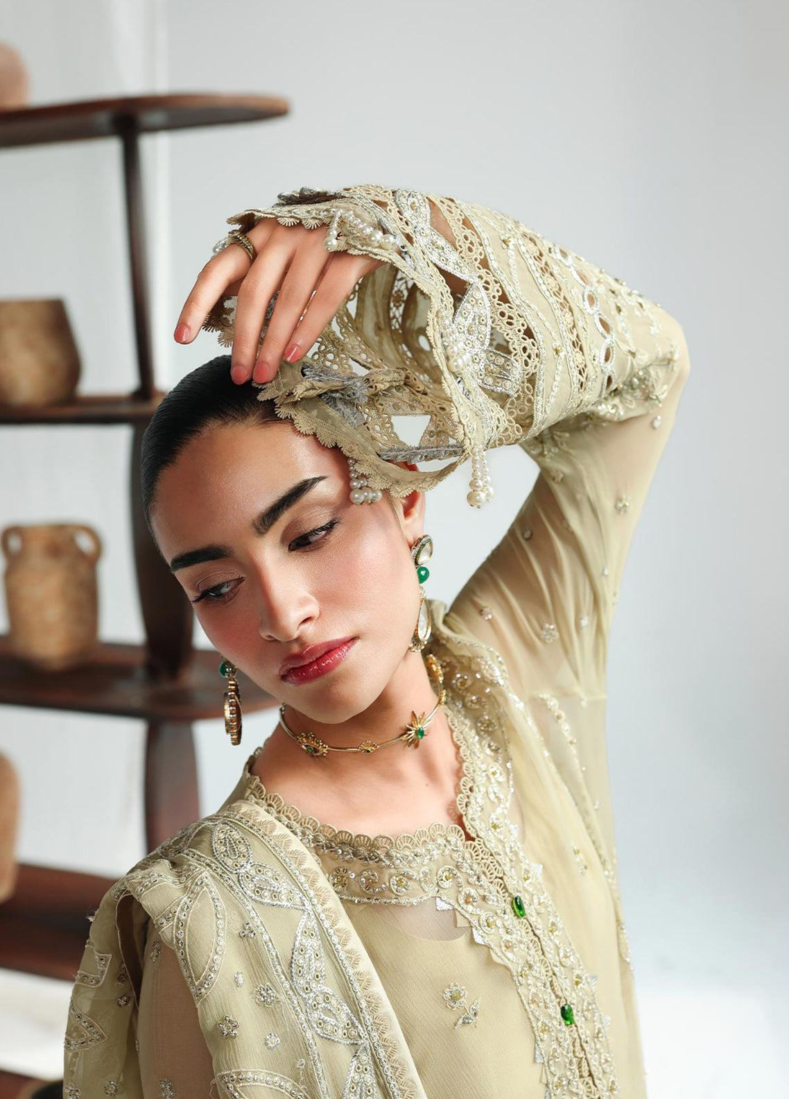 Qalamkar Luxury Embroidered Chiffon 3 Piece Unstitched Suit QLM26C D-QCC-01 DEENA Qalamkar Luxury Embroidered Chiffon 3 Piece Unstitched Suit QLM26C D-QCC-01 DEENA