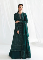 Qalamkar Luxury Embroidered Chiffon 3 Piece Unstitched Suit QLM26C D-QCC-05 JANAAN