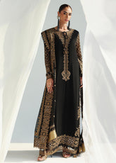 Qalamkar Luxury Embroidered Chiffon 3 Piece Unstitched Suit QLM26C D-QCC-06 WALIYA