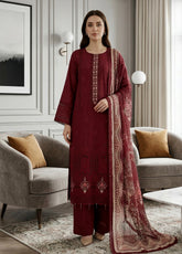 Qalamkari By Noorjahan Embroidered Lawn 3 Piece Unstitched Suit NJ26QEL D-02