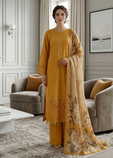 Qalamkari By Noorjahan Embroidered Lawn 3 Piece Unstitched Suit NJ26QEL D-03