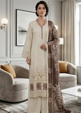Qalamkari By Noorjahan Embroidered Lawn 3 Piece Unstitched Suit NJ26QEL D-07