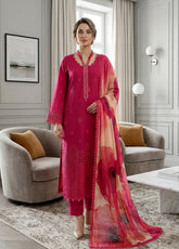 Qalamkari By Noorjahan Embroidered Lawn 3 Piece Unstitched Suit NJ26QEL D-08
