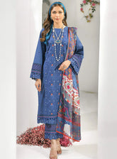 Qasr-e-Zebaish By Addee Embroidered Lawn Suits Stitched 3 Piece - AD24QZ SM-031
