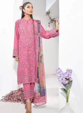 Qasr-e-Zebaish By Addee Embroidered Lawn Suits Stitched 3 Piece - AD24QZ SM-032