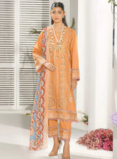 Qasr-e-Zebaish By Addee Embroidered Lawn Suits Stitched 3 Piece - AD24QZ SM-033