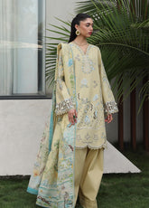 Qline By Qalamkar Embroidered Lawn 3 Piece Unstitched Suit QLM26QLL D-QKL-11 MEIRA