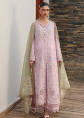 Qline By Qalamkar Embroidered Lawn 3 Piece Unstitched Suit QLM26QLL D-QKL-12 ZAYLA