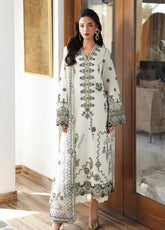 Qline By Qalamkar Embroidered Lawn 3 Piece Unstitched Suit QLM26QLL D-QKL-13 REEMA