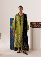 Qline By Qalamkar Embroidered Linen 3 Piece Unstitched Suit QLM26QLLN D-QLW-01 AMARAH