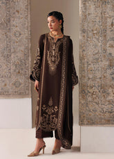 Qline By Qalamkar Embroidered Linen 3 Piece Unstitched Suit QLM26QLLN D-QLW-04 SHAHEEN