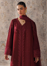 Qline By Qalamkar Embroidered Linen 3 Piece Unstitched Suit QLM26QLLN D-QLW-08 NEIRAH