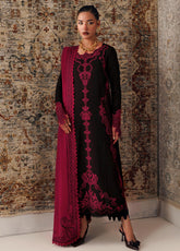 Qline By Qalamkar Embroidered Linen 3 Piece Unstitched Suit QLM26QLLN D-QLW-12 YANI