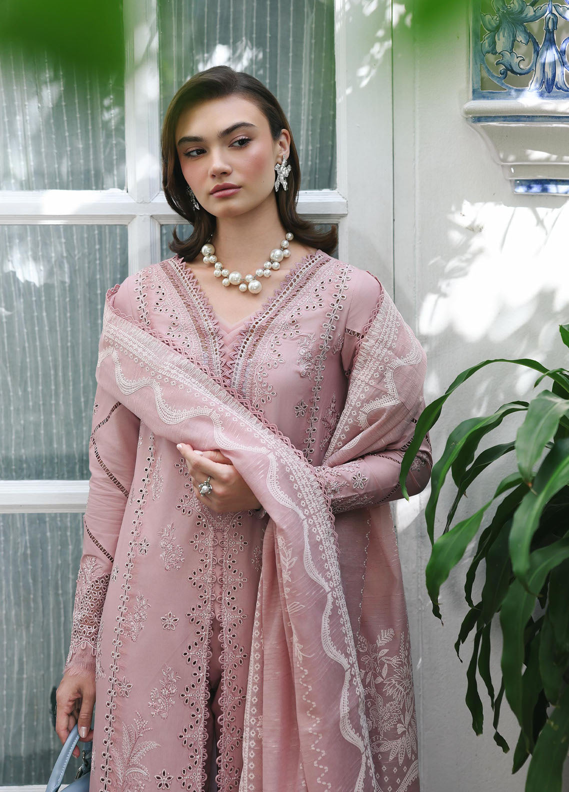 Qline by Qalamkar Embroidered Chikankari Lawn 3 Piece Unstitched Suit QLM26QL RP-06 NOORE Qline by Qalamkar Embroidered Chikankari Lawn 3 Piece Unstitched Suit QLM26QL RP-06 NOORE