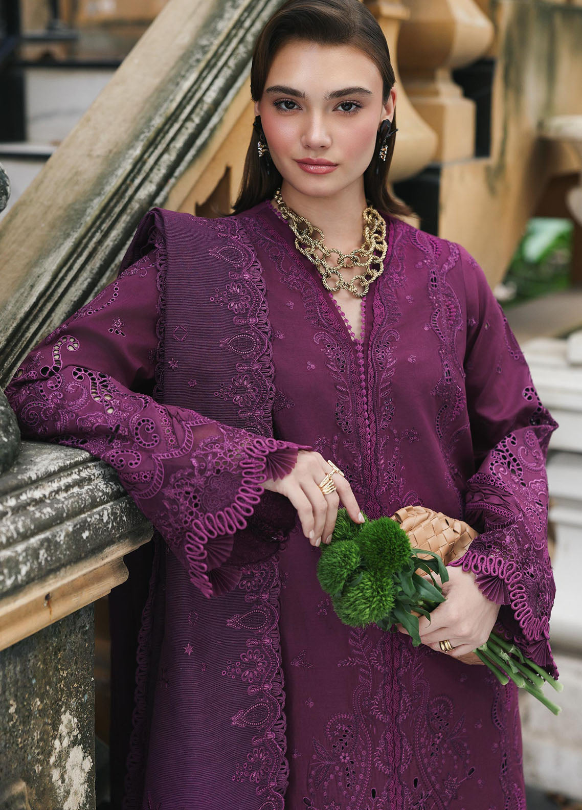 Qline by Qalamkar Embroidered Chikankari Lawn 3 Piece Unstitched Suit QLM26QL RP-08 LIORA Qline by Qalamkar Embroidered Chikankari Lawn 3 Piece Unstitched Suit QLM26QL RP-08 LIORA