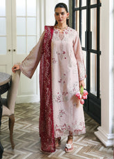Qline by Qalamkar Embroidered Chikankari Lawn 3 Piece Unstitched Suit QLM26QL RP-09 REYNA