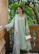 Qline by Qalamkar Embroidered Chikankari Lawn 3 Piece Unstitched Suit QLM26QL RP-15 RIVAH