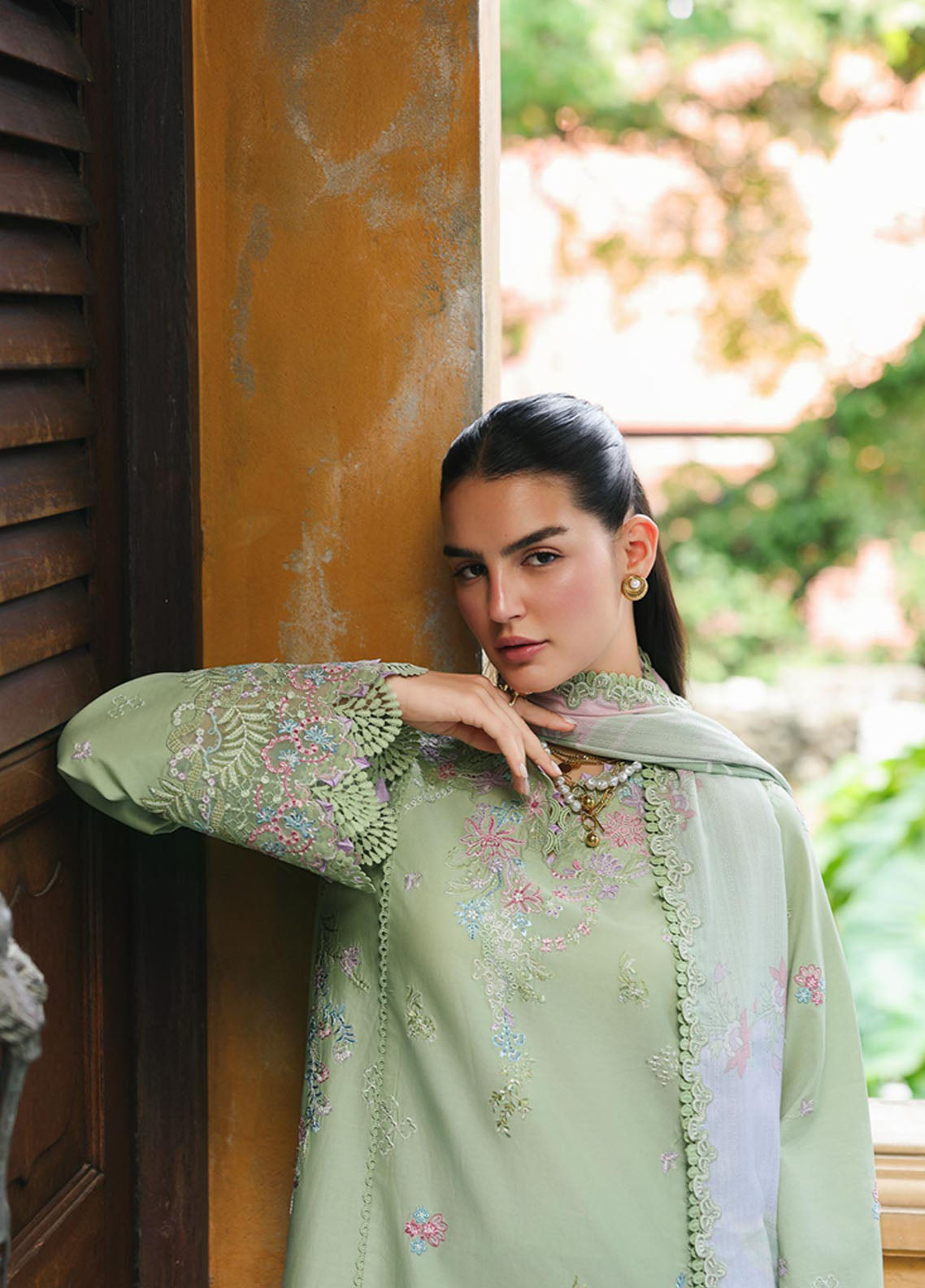 Qline by Qalamkar Embroidered Chikankari Lawn 3 Piece Unstitched Suit QLM26QL RP-15 RIVAH Qline by Qalamkar Embroidered Chikankari Lawn 3 Piece Unstitched Suit QLM26QL RP-15 RIVAH