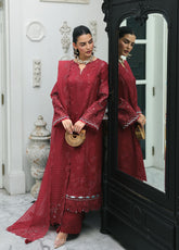 Qline by Qalamkar Embroidered Chikankari Lawn 3 Piece Unstitched Suit QLM26QL RP-16 QISTAH