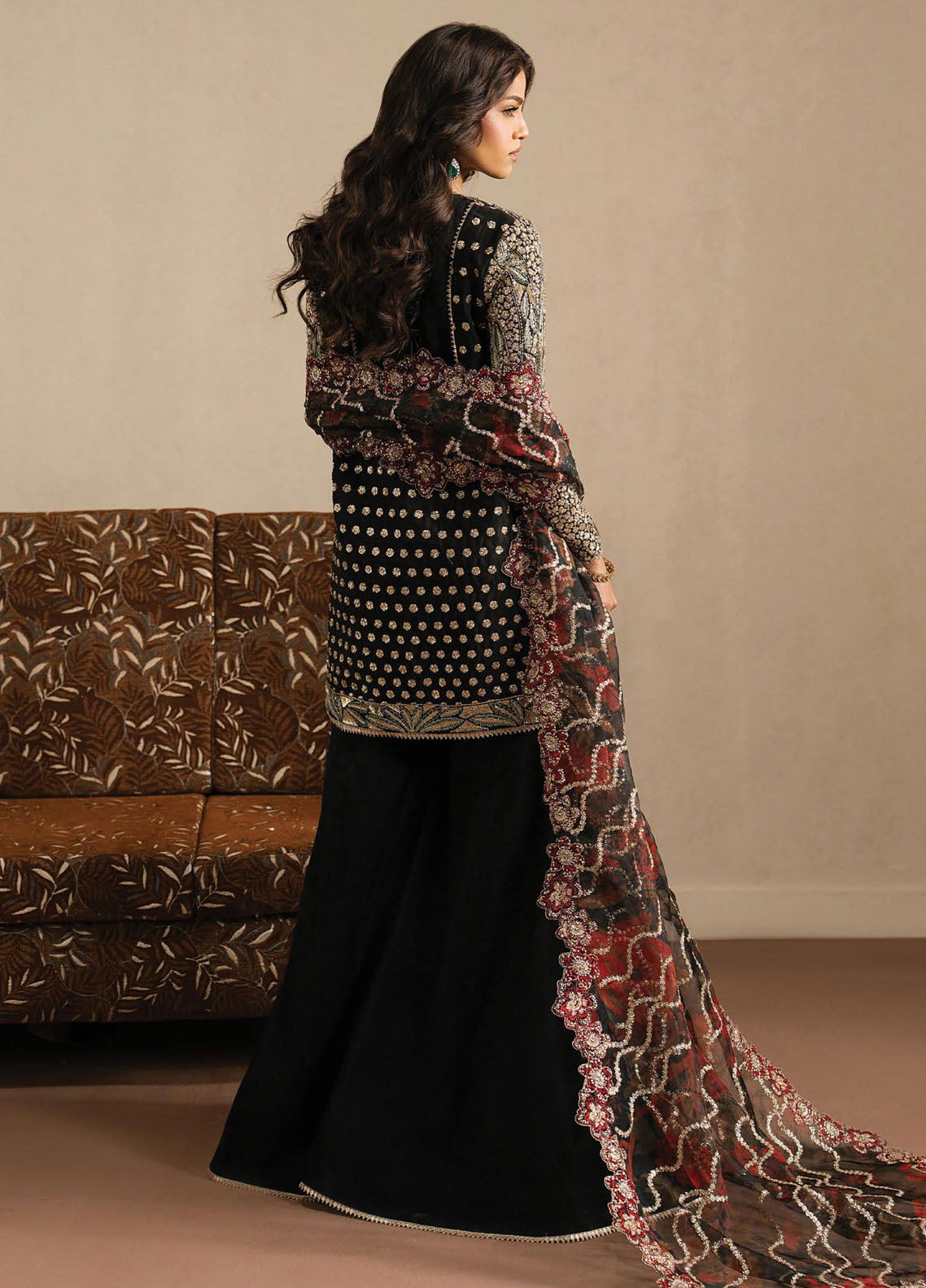 Qurbat By Ayzel Festive Embroidered Raw Silk 3 Piece Unstitched Suit AZL26QSF D-01 EHSAAS Qurbat By Ayzel Festive Embroidered Raw Silk 3 Piece Unstitched Suit AZL26QSF D-01 EHSAAS