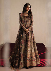 Qurbat By Ayzel Festive Embroidered Raw Silk 3 Piece Unstitched Suit AZL26QSF D-04 NAZAAKAT