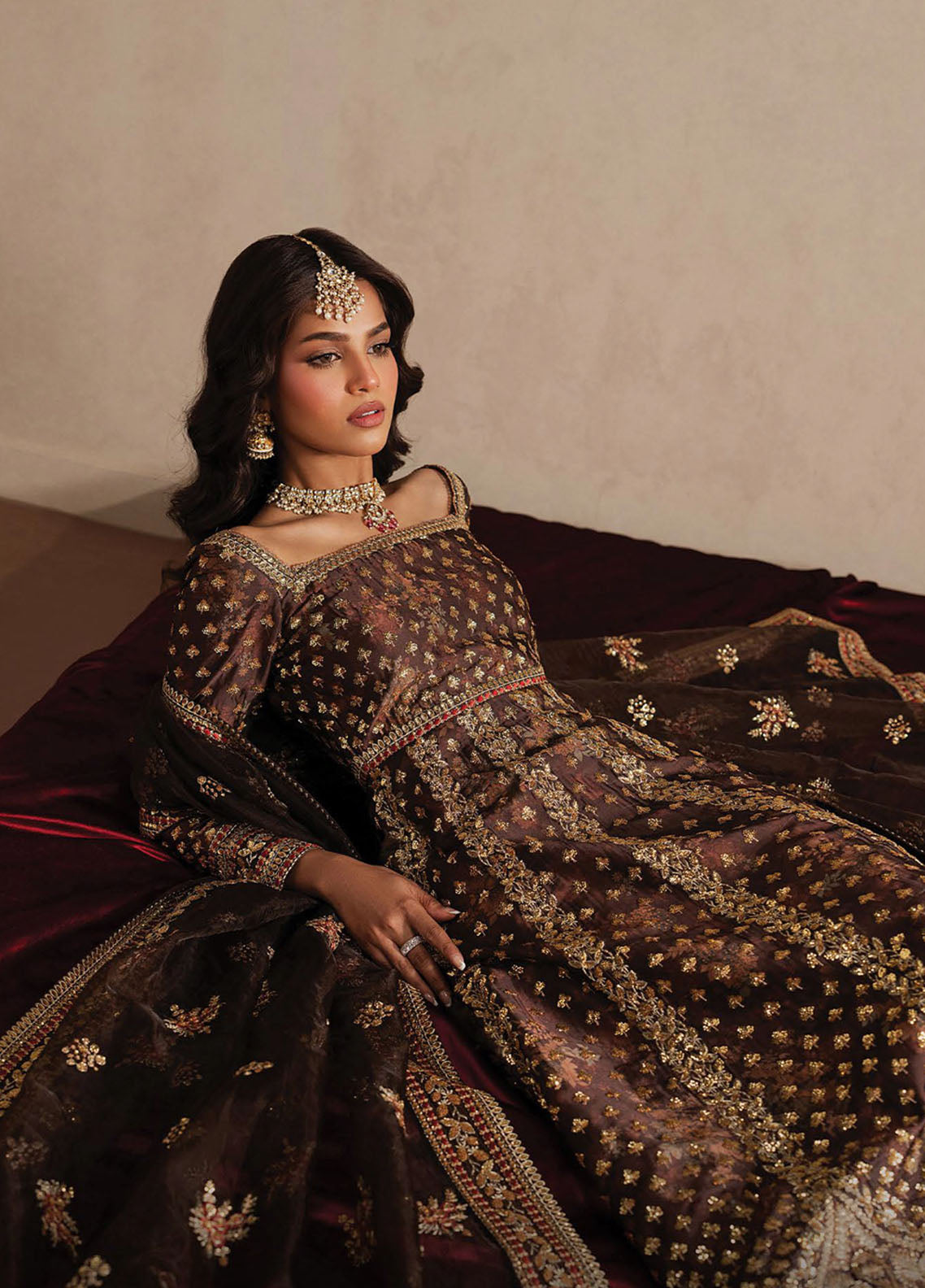 Qurbat By Ayzel Festive Embroidered Raw Silk 3 Piece Unstitched Suit AZL26QSF D-04 NAZAAKAT Qurbat By Ayzel Festive Embroidered Raw Silk 3 Piece Unstitched Suit AZL26QSF D-04 NAZAAKAT