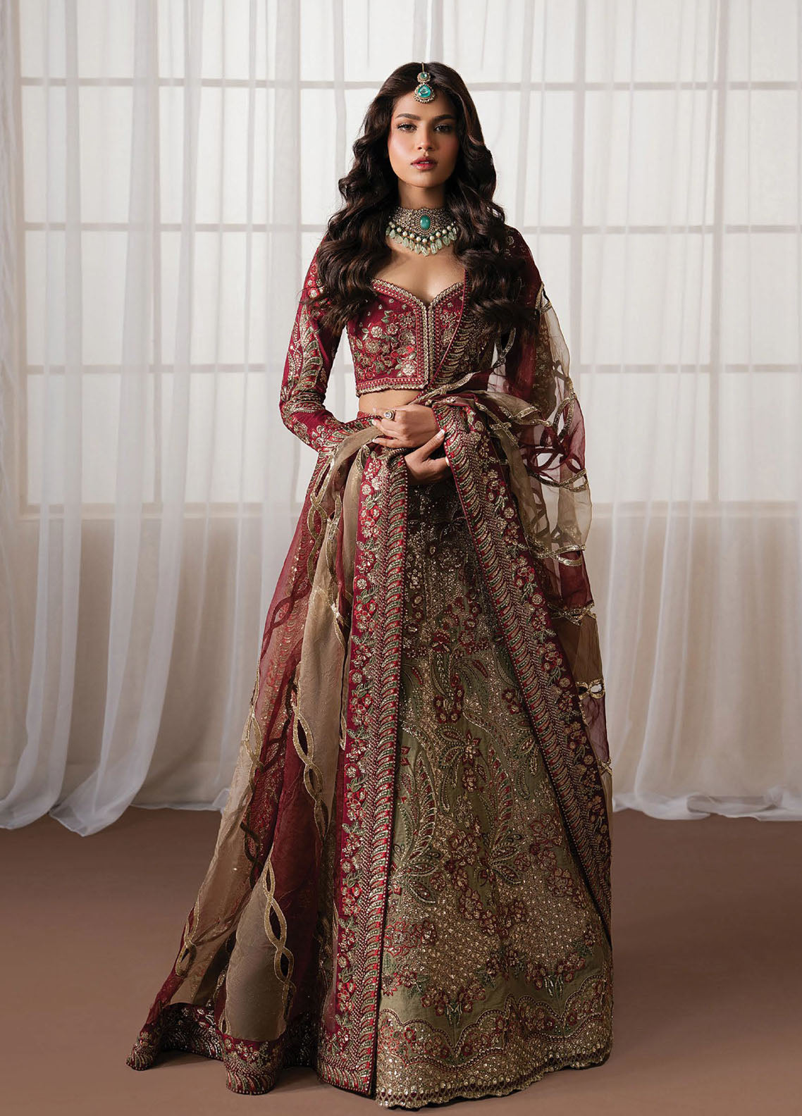 Qurbat By Ayzel Festive Embroidered Raw Silk 3 Piece Unstitched Suit AZL26QSF D-05 MULAAQAT Qurbat By Ayzel Festive Embroidered Raw Silk 3 Piece Unstitched Suit AZL26QSF D-05 MULAAQAT