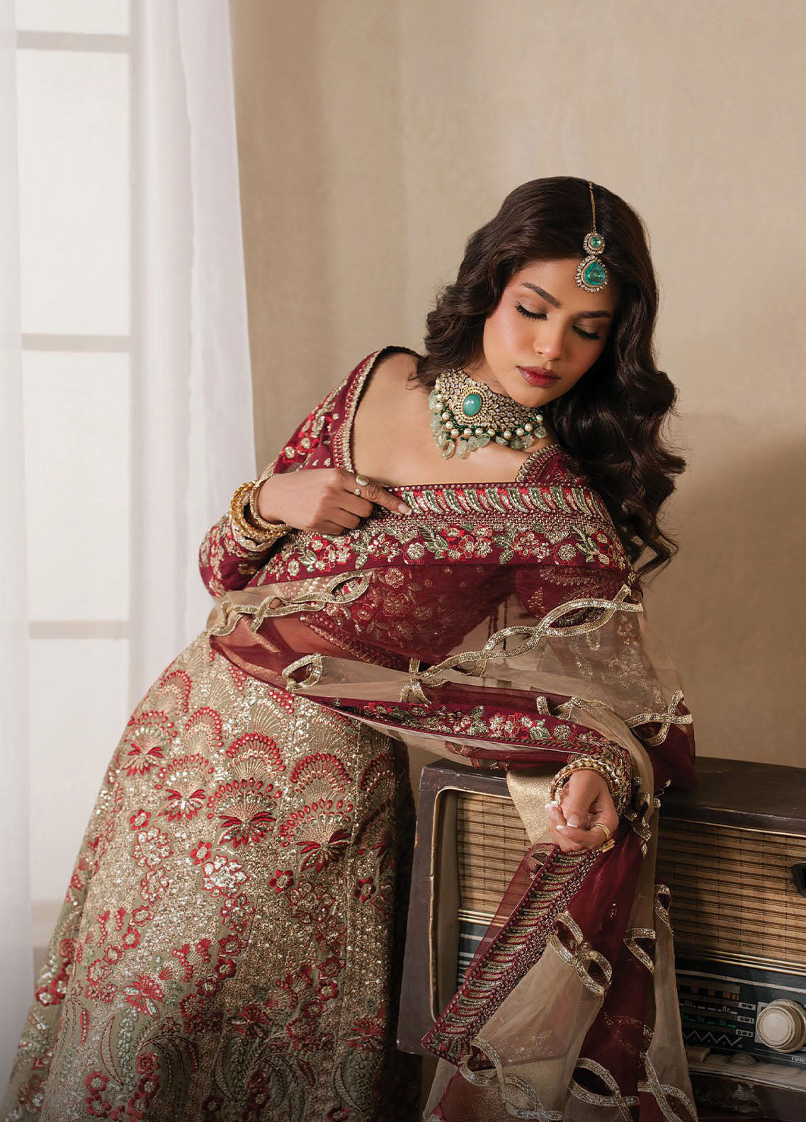 Qurbat By Ayzel Festive Embroidered Raw Silk 3 Piece Unstitched Suit AZL26QSF D-05 MULAAQAT Qurbat By Ayzel Festive Embroidered Raw Silk 3 Piece Unstitched Suit AZL26QSF D-05 MULAAQAT