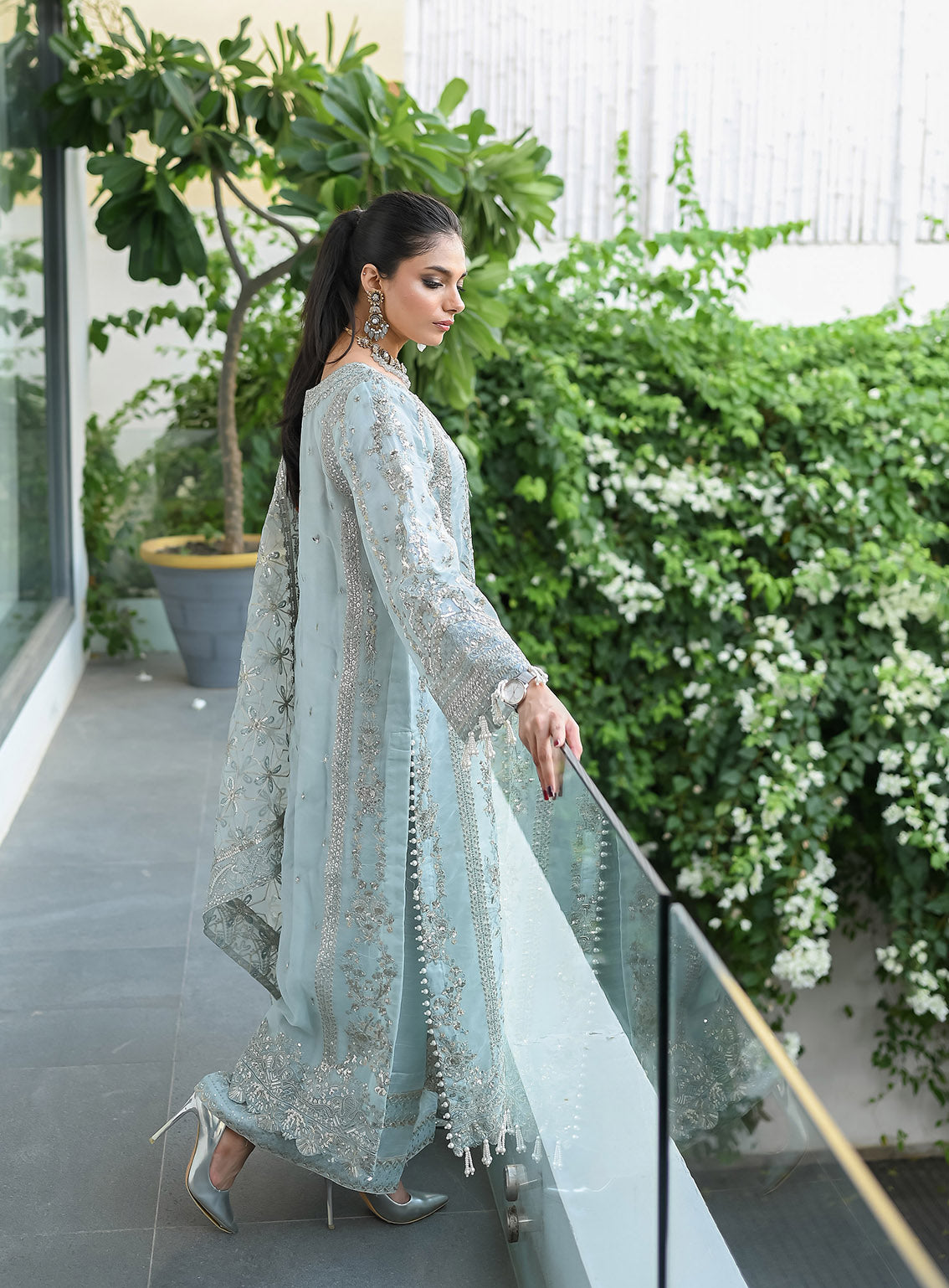 Raad Luxury Embroidered Organza 3 Piece Stitched Suit RD24LEF RA06-4961 Raad Luxury Embroidered Organza 3 Piece Stitched Suit RD24LEF RA06-4961
