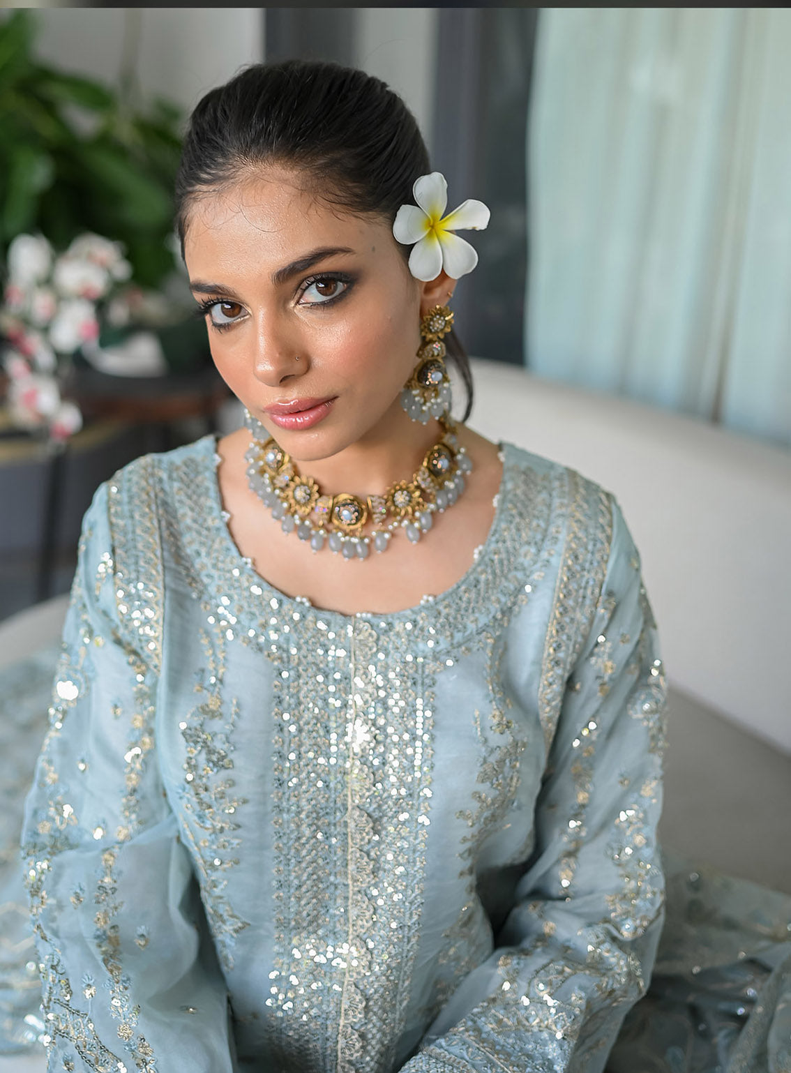 Raad Luxury Embroidered Organza 3 Piece Stitched Suit RD24LEF RA06-4961 Raad Luxury Embroidered Organza 3 Piece Stitched Suit RD24LEF RA06-4961