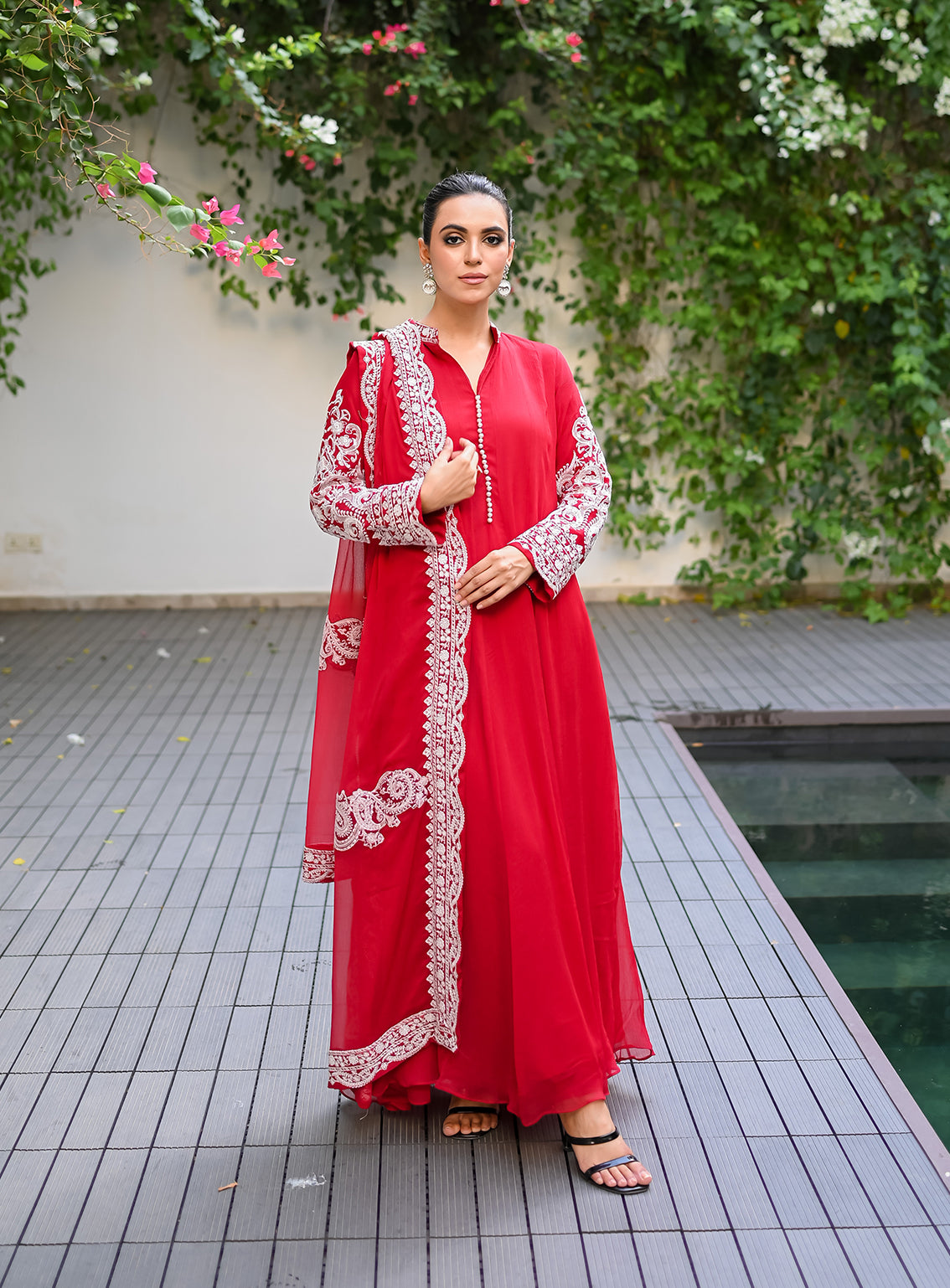 Raad Luxury Embroidered Chiffon 3 Piece Stitched Suit RD24LEF RA-07 MN Raad Luxury Embroidered Chiffon 3 Piece Stitched Suit RD24LEF RA-07 MN