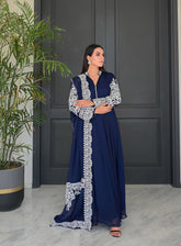 Raad Luxury Embroidered Chiffon 3 Piece Stitched Suit RD24LEF RA07-6972