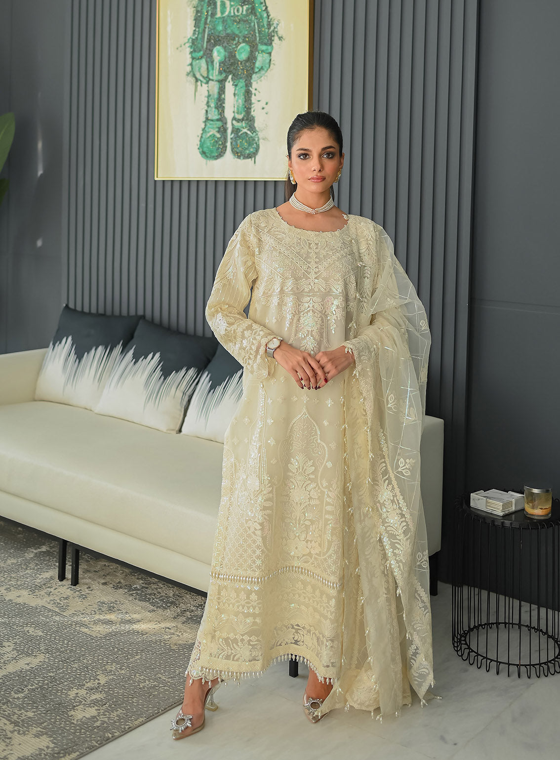 Raad Luxury Embroidered Organza 3 Piece Stitched Suit RD24LEF RA08-8386 Raad Luxury Embroidered Organza 3 Piece Stitched Suit RD24LEF RA08-8386