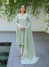 Raad Luxury Embroidered Chiffon 3 Piece Stitched Suit RD24LEF RA-09 MGR