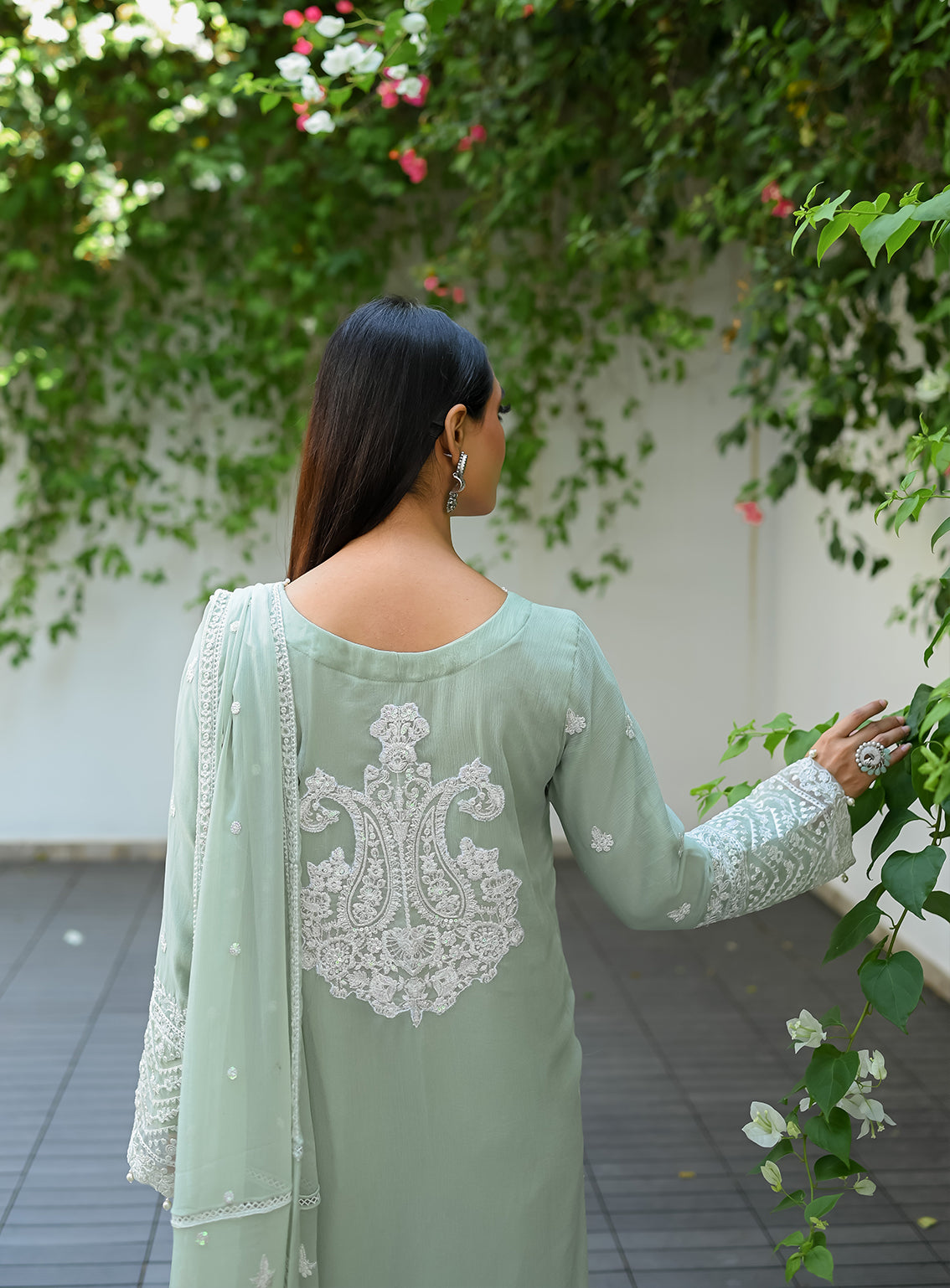 Raad Luxury Embroidered Chiffon 3 Piece Stitched Suit RD24LEF RA-09 MGR Raad Luxury Embroidered Chiffon 3 Piece Stitched Suit RD24LEF RA-09 MGR