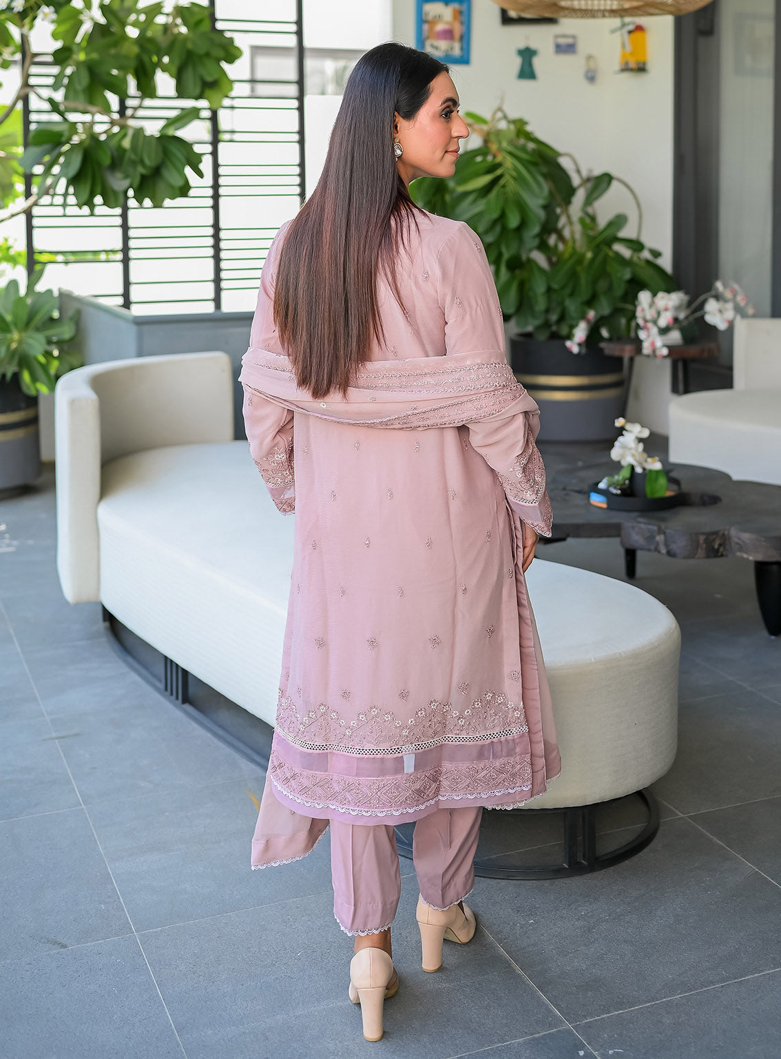 Raad Luxury Embroidered Chiffon 3 Piece Stitched Suit RD24LEF RA-10 LC Raad Luxury Embroidered Chiffon 3 Piece Stitched Suit RD24LEF RA-10 LC