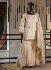 Raad Luxury Embroidered Raw Silk 3 Piece Stitched Suit RD24LEF RA22-678