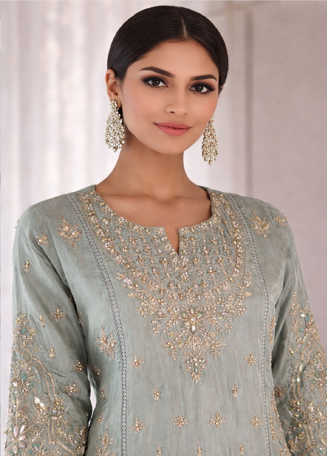Raad Luxury Formal Embroidered Raw Silk 3 Piece Stitched Suit RD26LF RA-42 GN JADE Raad Luxury Formal Embroidered Raw Silk 3 Piece Stitched Suit RD26LF RA-42 GN JADE