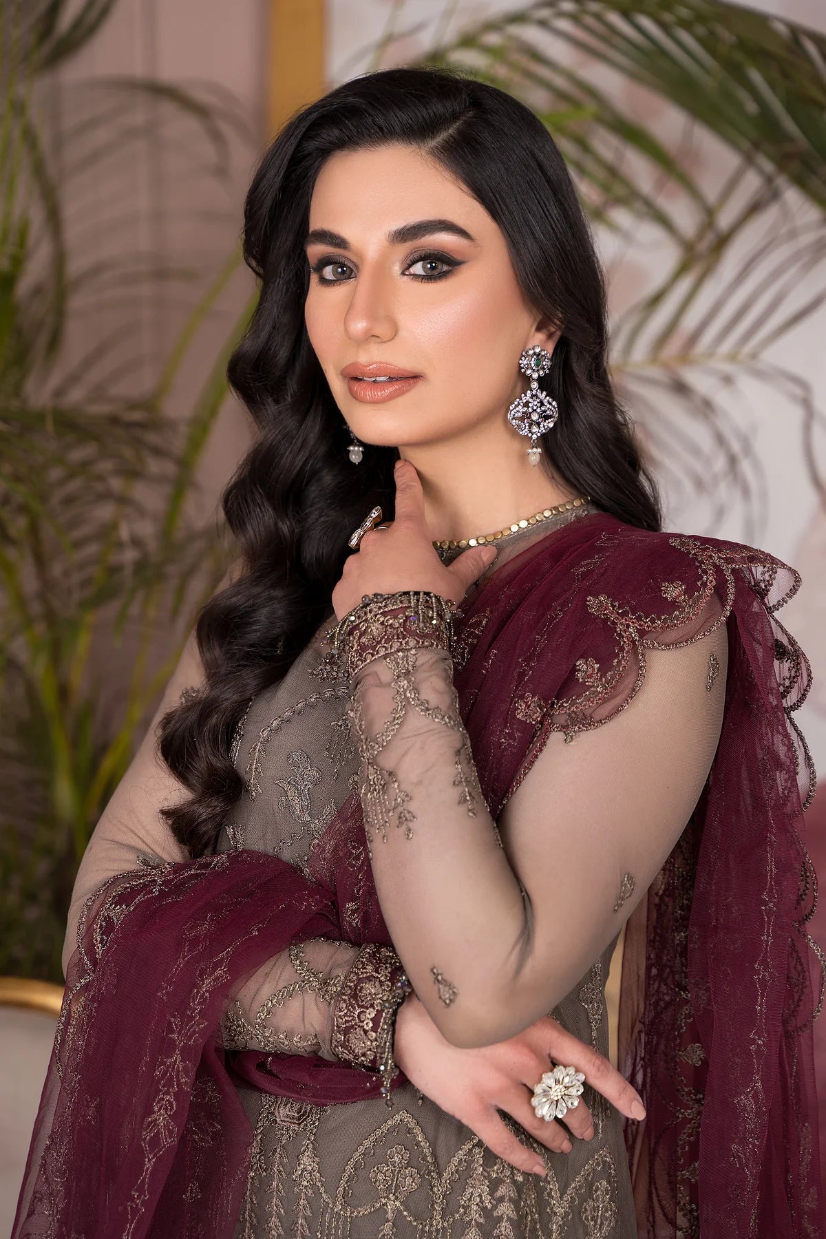 Afreen By Zarif Embroidered Net Unstitched 3 Piece Suit - 10 Afreen By Zarif Embroidered Net Unstitched 3 Piece Suit - 10
